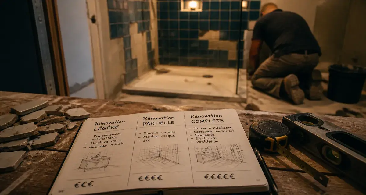 Prix rénovation salle de bain : budgets types et leviers d'économie 50 Prix renovation salle de bain, chantier devis et budgets